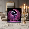 Framed Dancing Ballerina-Pearls Painting Kit DIY Diamond Painting Pearl Dot Crafts 30*30CM