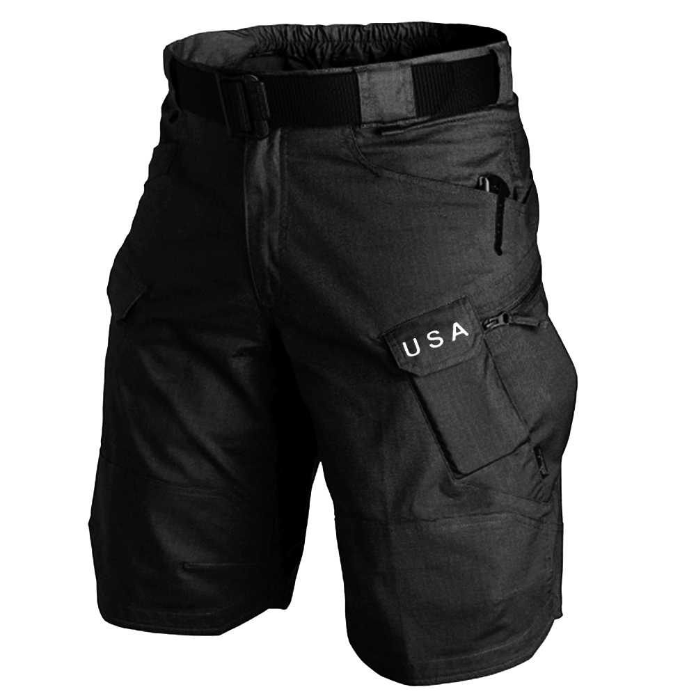 Men's Outdoor American Elements Tactical Sports Training Shorts / TECHWEAR CLUB / Techwear