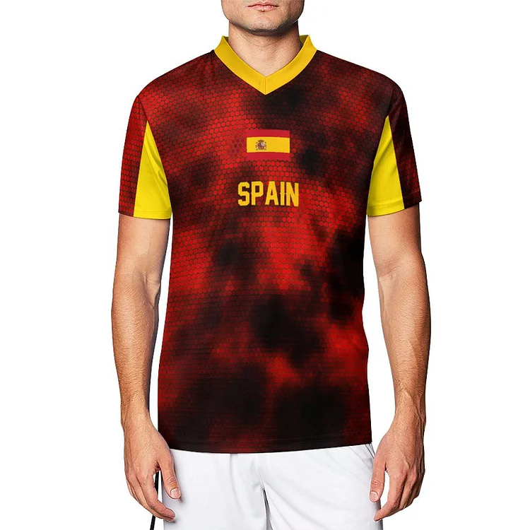 Football Clothes Spain Flag  customized, personalized, gift