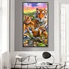 (40*70cm)Tiger - Full Round Drill Diamond Painting
