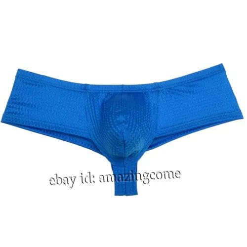 pornhint Pornhint Men's Skimpy Boxers Thong Underwear Male Drawnwork Liquid Stretch Trunks Shorts New