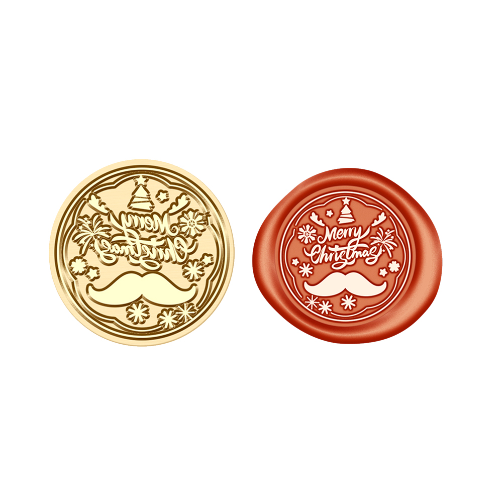 

25mm Christmas Wax Seal Stamp Cartoon Head - Wax Seal Stamp, 501 Original