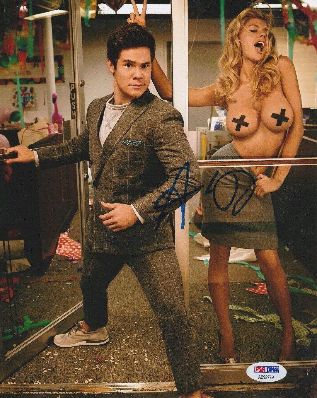 Adam Devine Signed Autographed 8x10 Photo Poster painting PSA AB92779