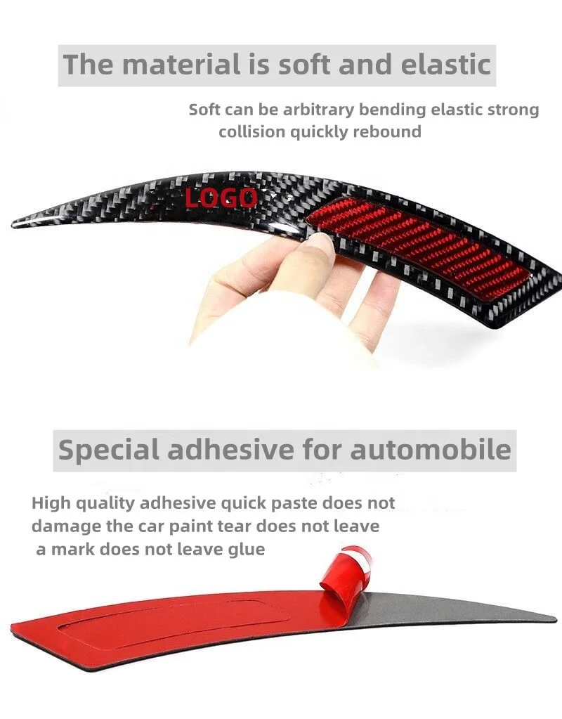 High-quality carbon fiber wheel anti-collision strips