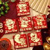 6PCS Chinese New Year Best Wishes Red Packet Envelope