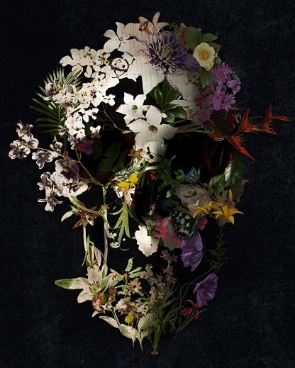 

Spring Skull – Paint By Numbers - 40*50CM, 501 Original