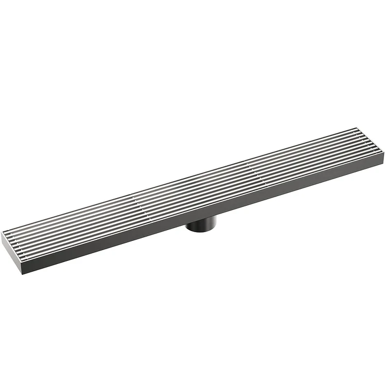 SFS-3070-NK The EVERSTEIN brushed nickel 60-centimeter long rectangular stainless steel floor drain