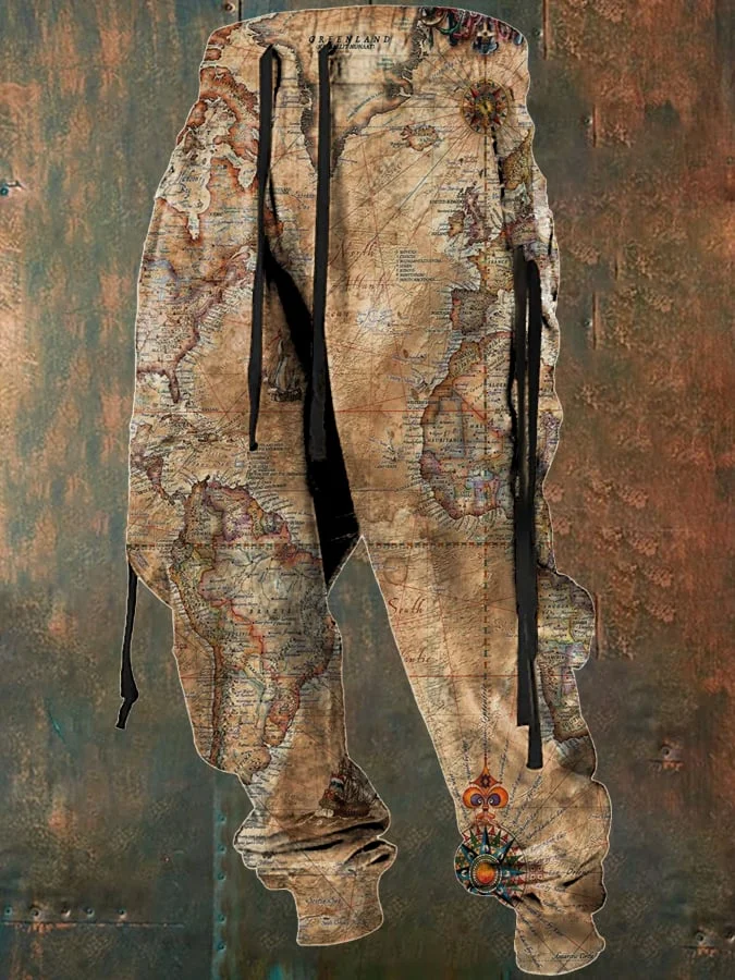 Men's Casual Retro Nautical Pants