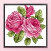 Flower -14CT Stamped Cross Stitch Kit(17*17cm)