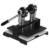 [US Local Warehouse] Table Tennis Racket Rubber Cutting Machine Precision Table Tennis Rubber Cutter Double Roller Bearing Design with 8mm Thickness Base Plate Effortless Edge Trimming Pasting for Ping Pong Bat