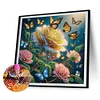 (US Local)4pcs/set Butterfly Flower-Crystal Rhinestone Diamond Painting(40x40cm)