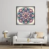 Mandala-11CT Stamped Cross Stitch 50*50cm
