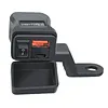 Motorcycle USB Charger 12V Dual USB Type C PD & QC 3.0 Motorcycle Phone Charger with ON/Off Switch for Phone Tablet GPS etc