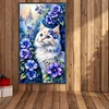 (40*70cm)DIY Full Round Drill Diamond Painting-Cat