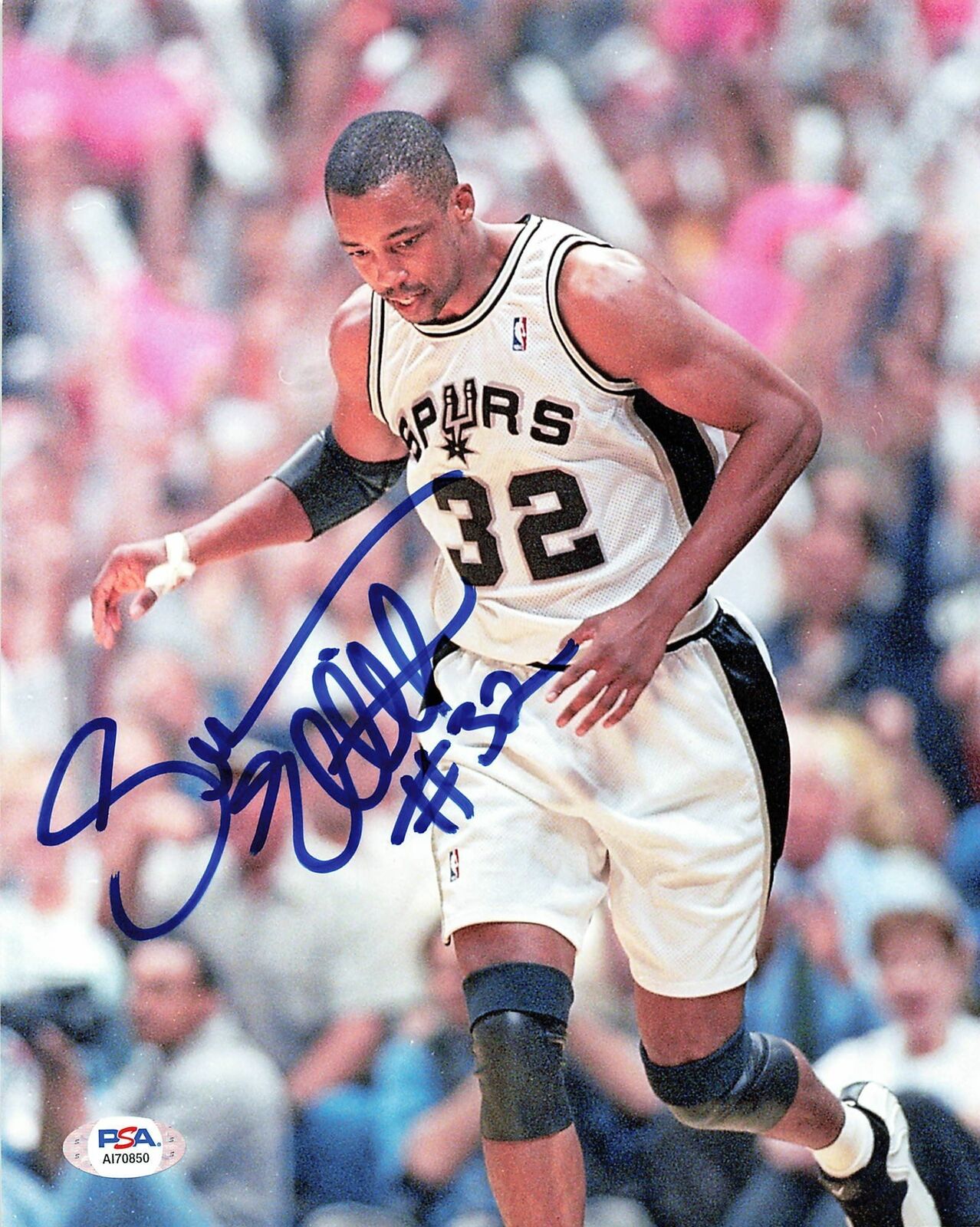 Sean Elliot signed 8x10 Photo Poster painting PSA/DNA San Antonio Spurs Autographed