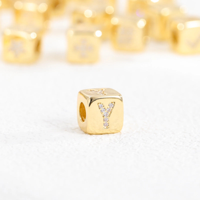 1 Piece Copper Letter Jewelry Accessories Pendant