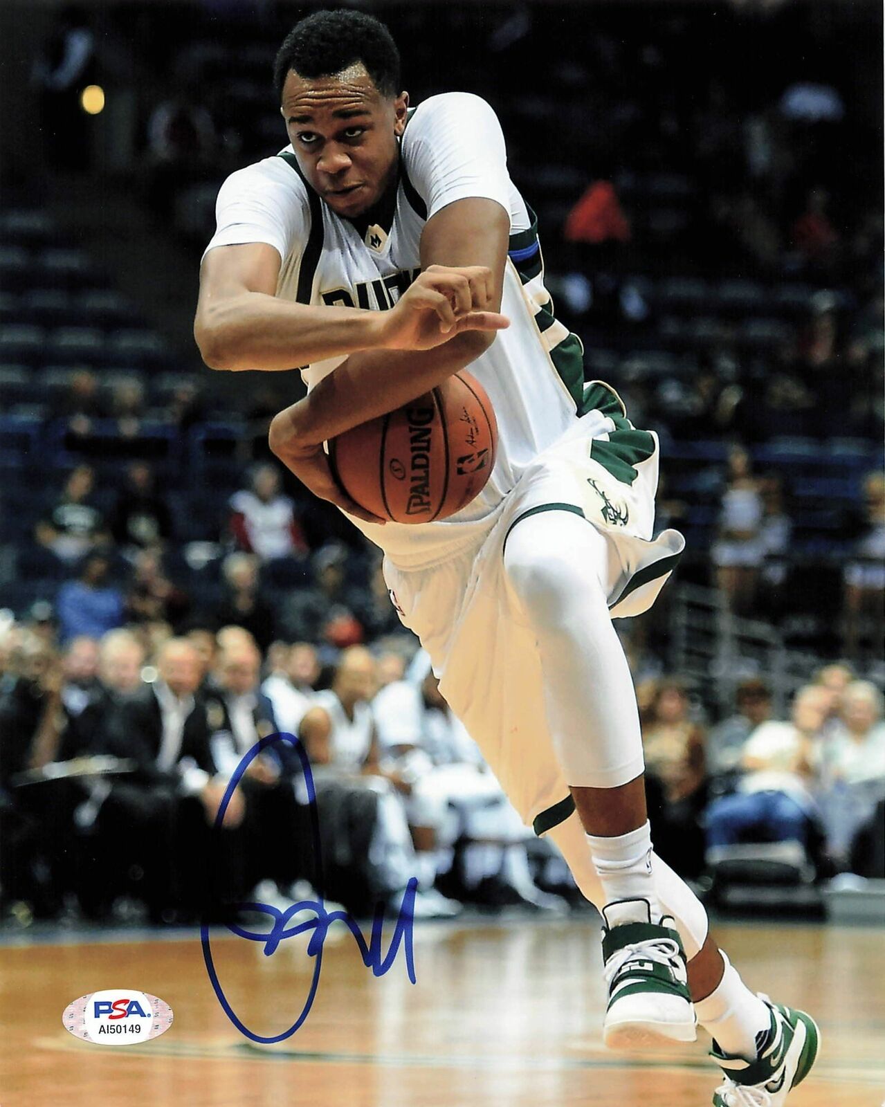 John Henson signed 8x10 Photo Poster painting PSA/DNA Milwaukee Bucks Autographed