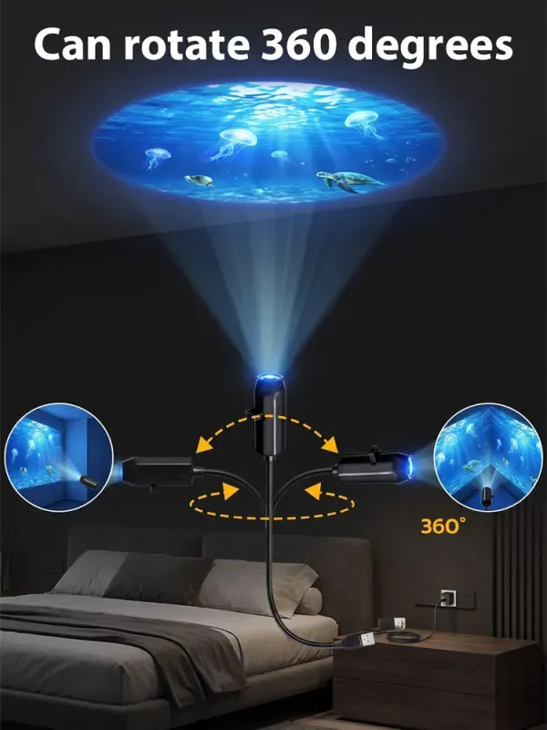 Comauo&trade; 5D Galaxy Projector with Vegas Sphere Tech: Your Room & Car, Now a Planetarium.