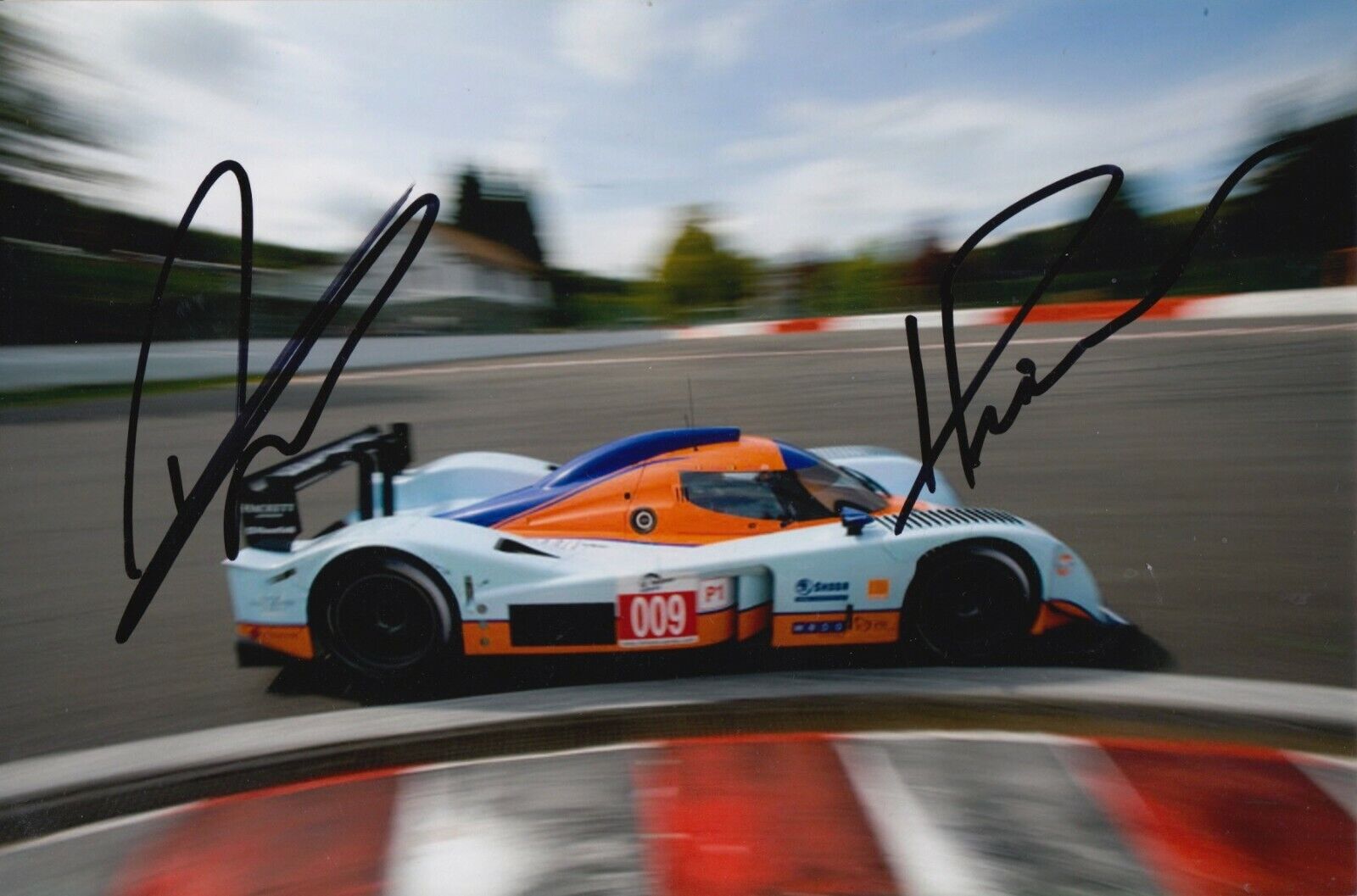 Harold Primat and Darren Turner Hand Signed 9x6 Photo Poster painting - Le Mans Autograph 2.