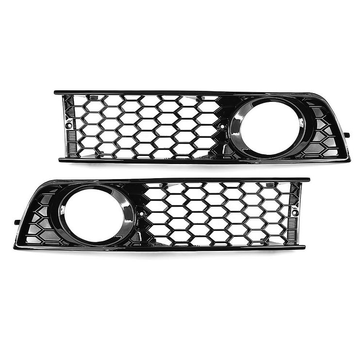 For 2002-2005 Audi A4 B6 Front Lower Side Fog Light Grille Grill Bumper