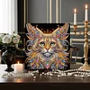 Framed Diamond Painting - Special Shaped - Cat (25x25cm)