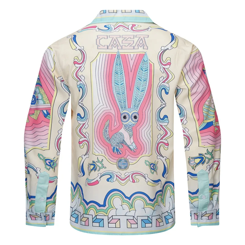 Casablanca 2023 new silk long-sleeved shirt