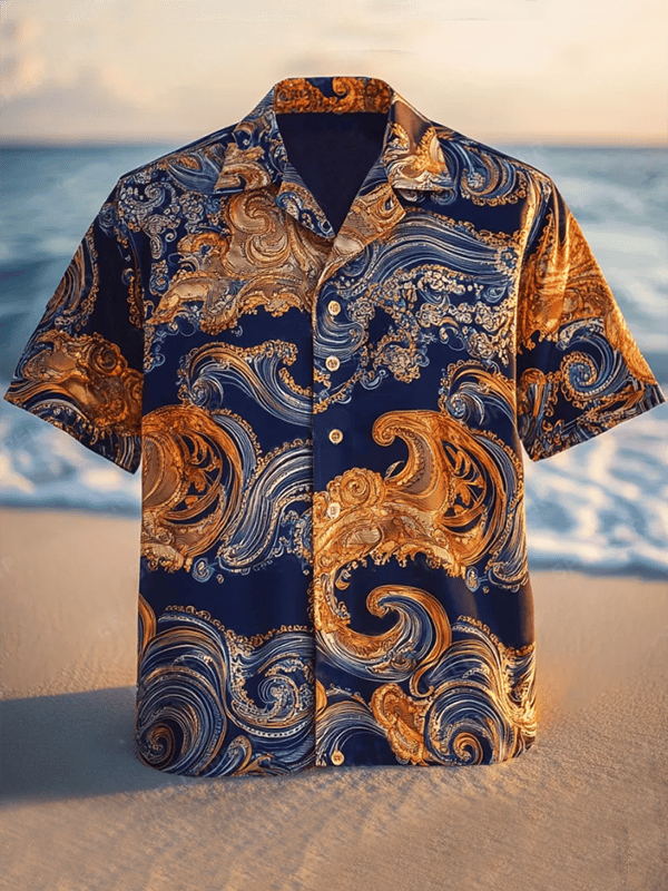 Men's Hawaiian Vacation Short Sleeve Shirt 