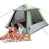 [US Local Warehouse] 4.0 Automatic Inflatable Camping Tent 300D Oxford Fabric Blow up Instant Setup Inflatable Tent UV Protection Waterproof Inflatable Cabin for Backyard & Picnic Use