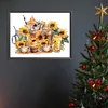 >SALE<5D DIY Full Round Drill Diamond Painting Sunflower Drink Kit Home Decor 40x30cm