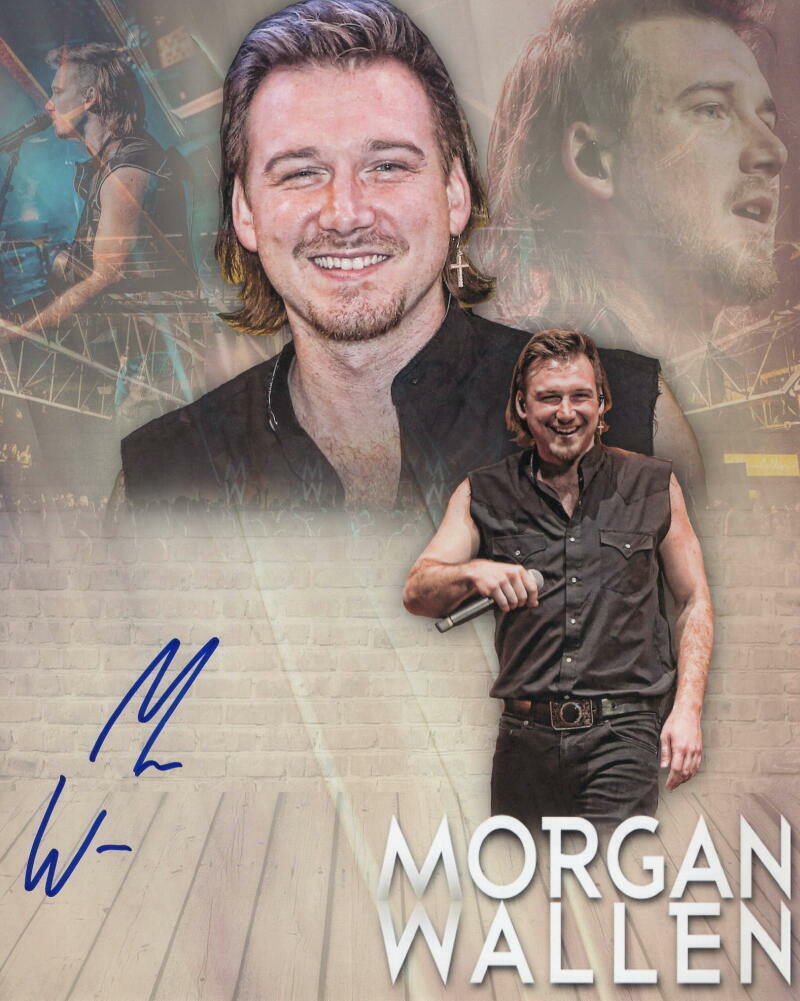 MORGAN WALLEN SIGNED AUTOGRAPH 8X10 Photo Poster painting - COUNTRY MUSIC, IF I KNOW ME STAR