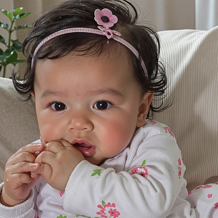 20" Lifelike Weighted Alina Baby Doll Has "Heartbeat"💖 & Sound🔊：Realistic Reborn Baby Dolls By Rsgdolls®
