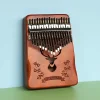 kalimba Piano Professional Wooden 17 Key Kalimba Solid Wood Thumb Piano Musical Instrument