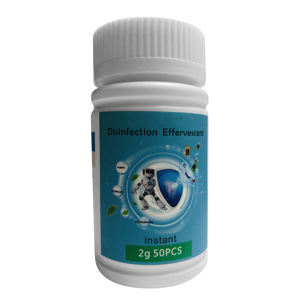 

120g Instant Disinfection Chlorine Effervescent Tablet Pool Cleaner Pill, 501 Original
