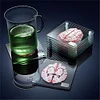Brain Slice Acrylic Coasters Table Mats Party Favors