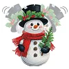 Snowman DIY Acrylic Shaking Head 5D DIY Diamond Art Tabletop Ornament Home Decor