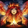 Butterfly Fairy-11CT Stamped Cross Stitch 50*50cm/19.69*19.69in tapestrymarket