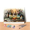 (US Only)Paint By Numbers Kit On Canvas DIY Oil Art Flower Picture Home Wall Decor50x40cm