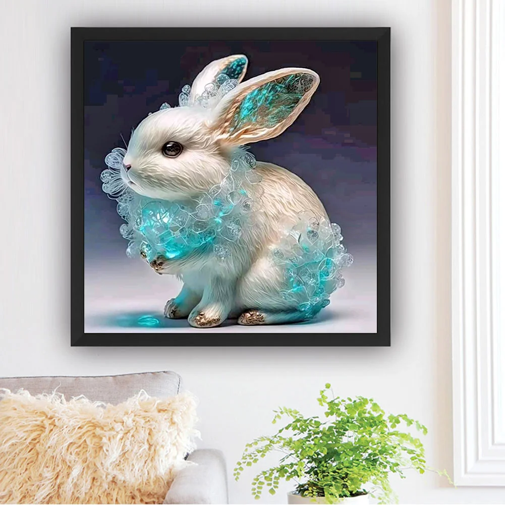Diamond Painting - Full Round Drill - Rabbit(Canvas|30*30cm)