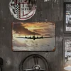(Multi Style)Aircraft&Motorcycle - Metal Tin Signs(8*12Inch) - Garage