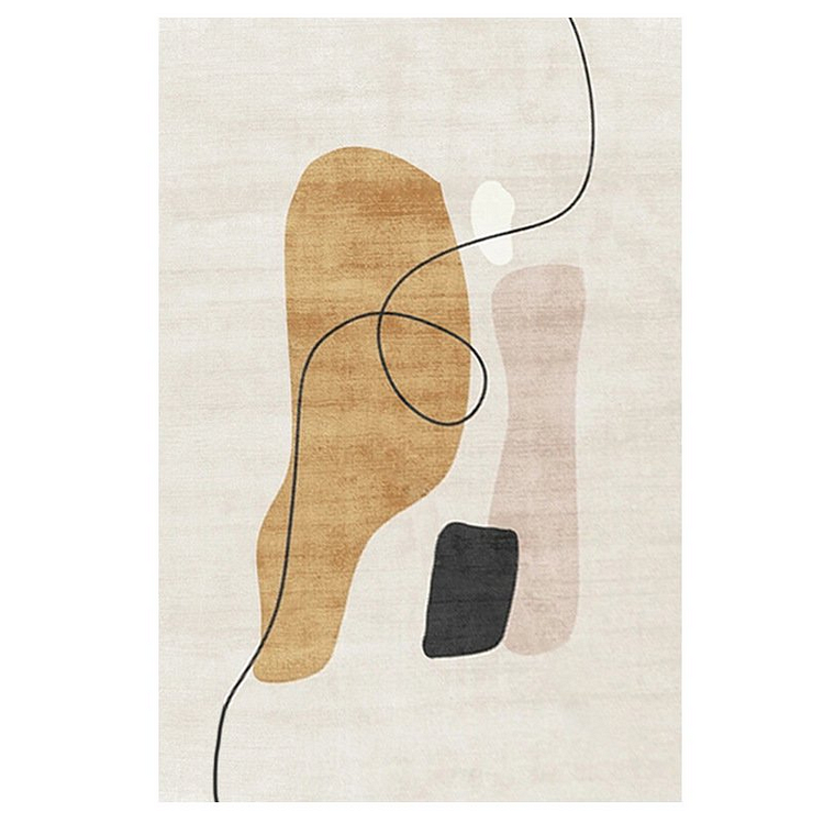 Homemys Homemys Modern Minimalist Abstract Lines Area Rugs