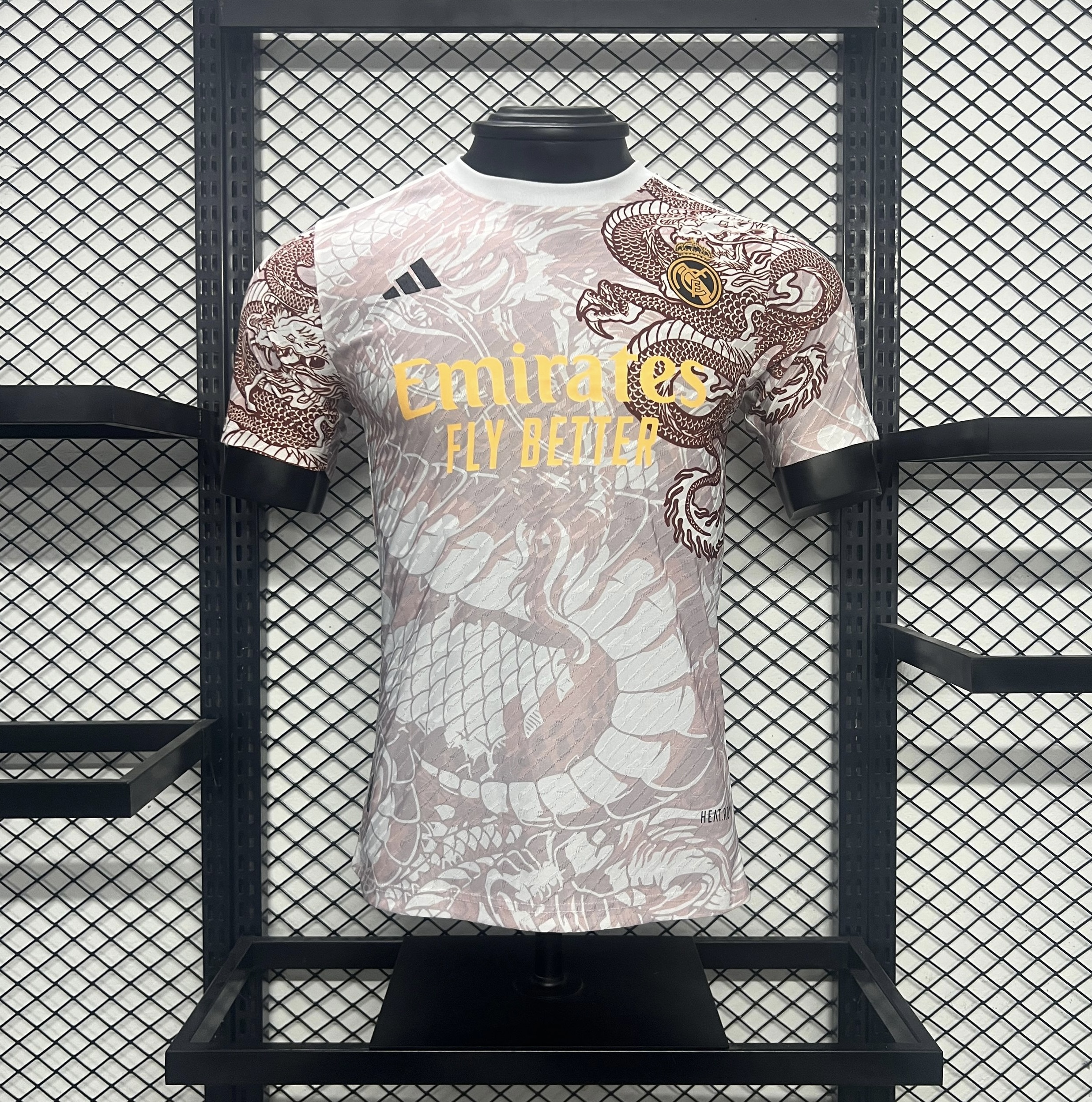 Real Madrid 24-25 Red Dragon Special Edition White Jersey - Player Version