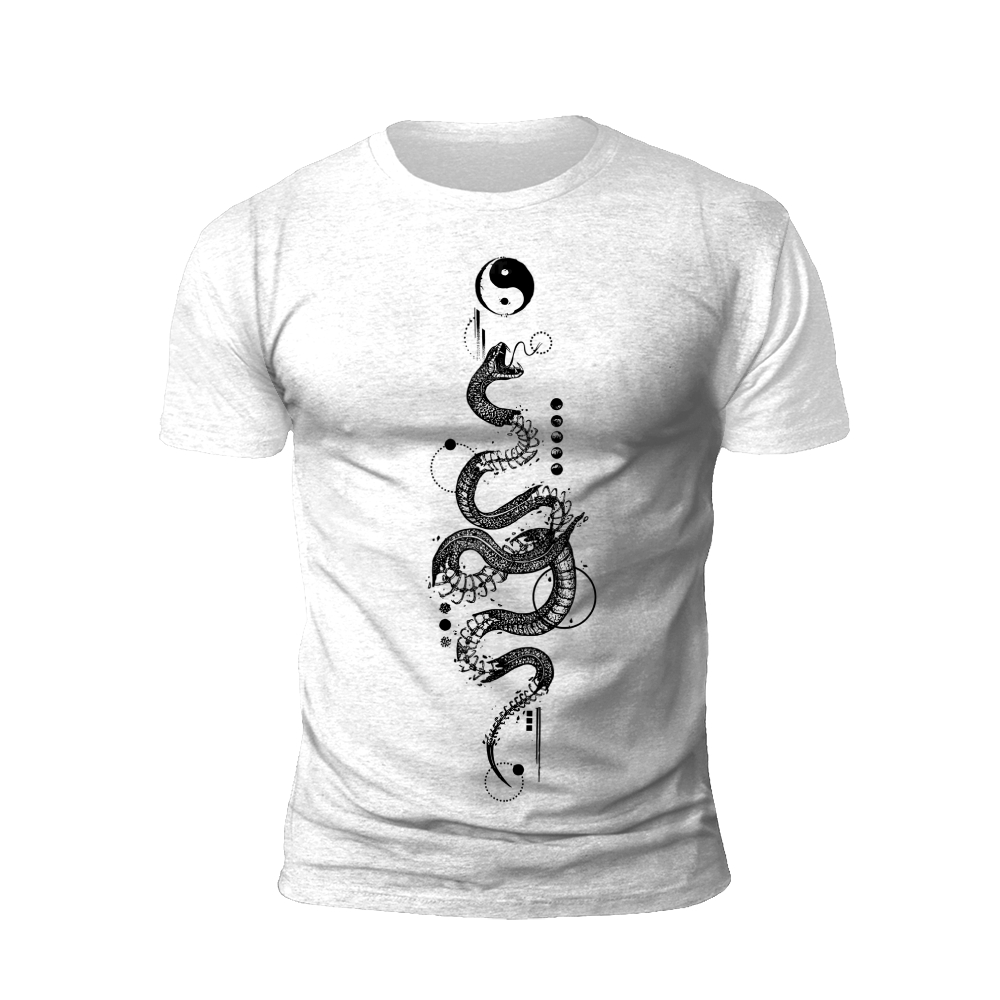 Yin Yang Serpents: Balance of Opposites T-shirt