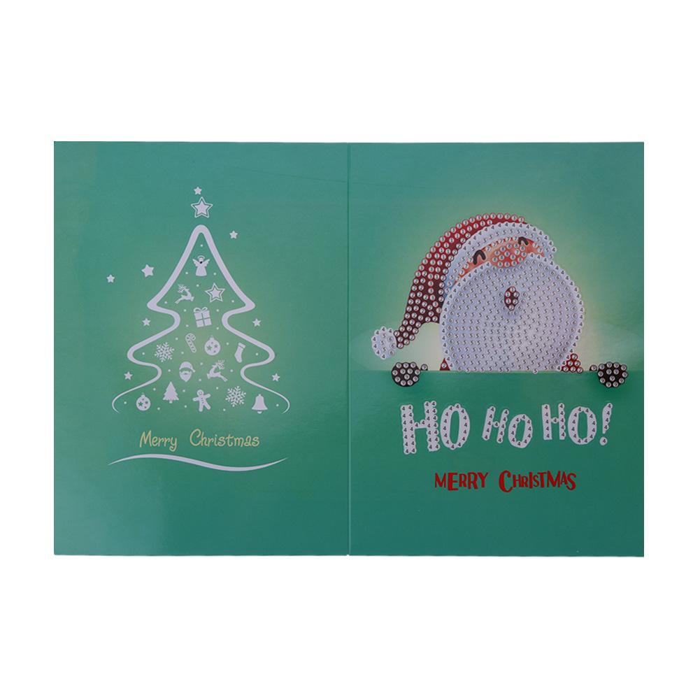 

Christmas Santa Claus-Creative Diamond Greeting Card, 501 Original