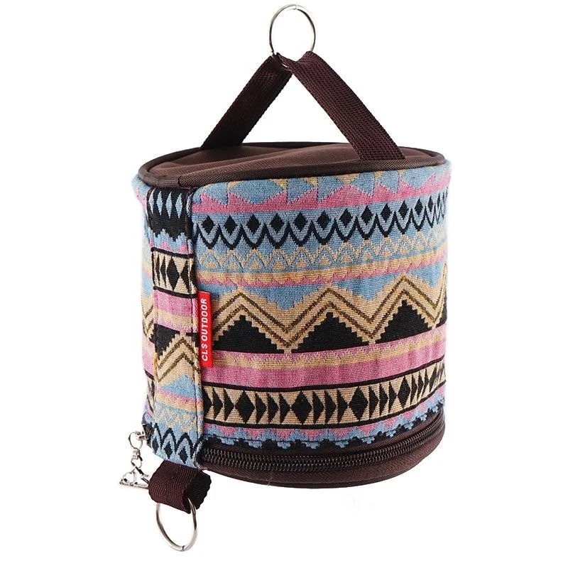 2 PCS Outdoor Camping Foldable Pumping Box Roll Paper Storage Bag