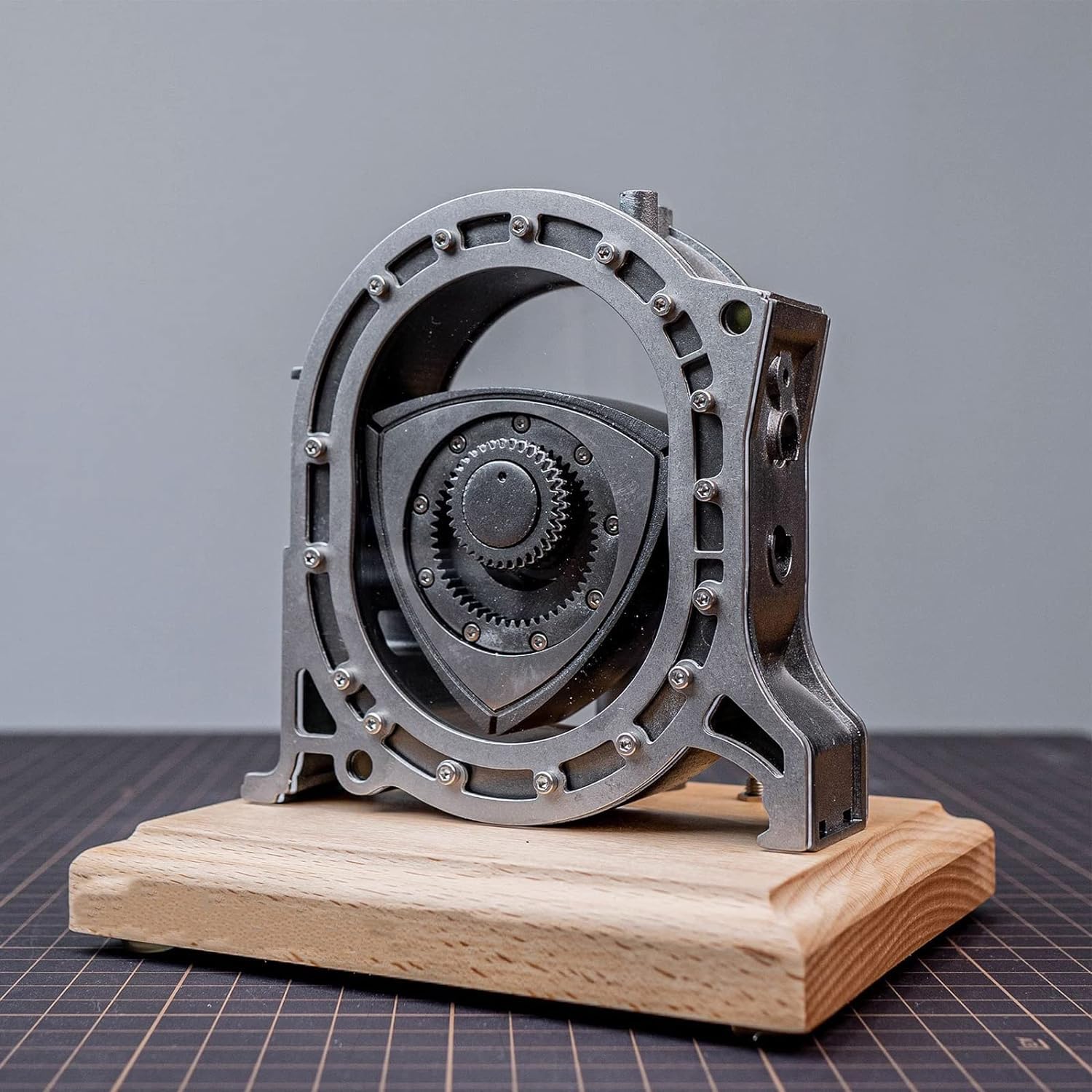 Rotating Engine Model, Metal Engine Model Kit, DIY Assembled Electric ...