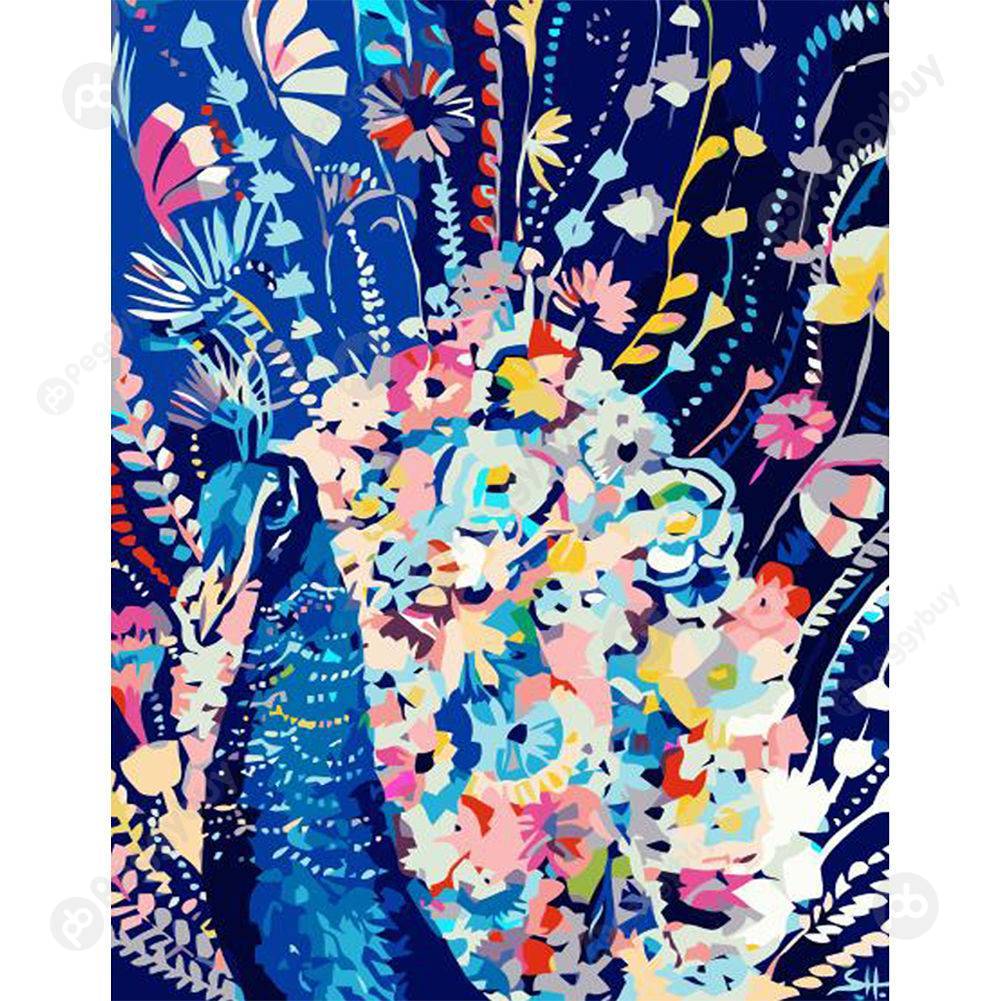 

40*50CM Paint By Numbers-Peafowl Proud, 501 Original