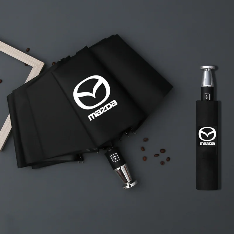  VIP business folding 10-bone black plastic umbrella