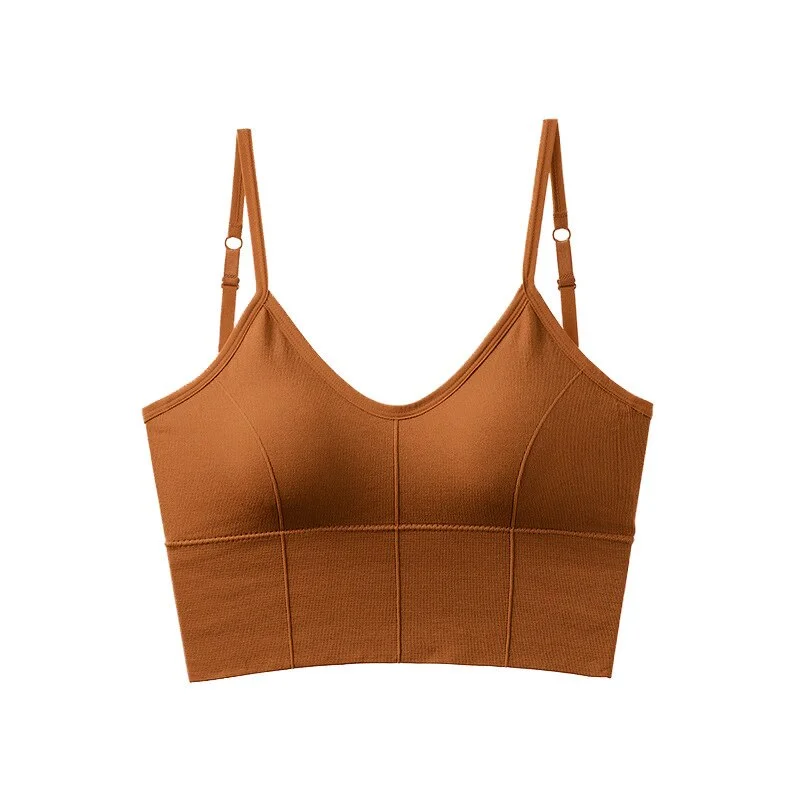 Billionm Women's Crop Top Tank Top Seamless Sports Lingerie Summer Camisole Tube Tops for Ladies Female Underwea