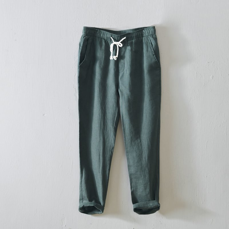 Casual linen breathable trousers
