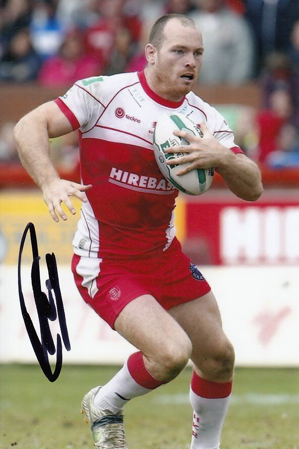 HULL KR HAND SIGNED RHYS LOVEGROVE 6X4 Photo Poster painting 1.